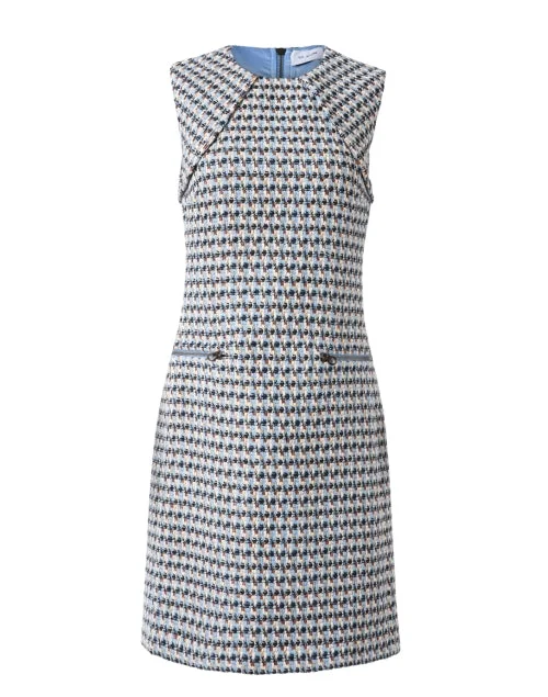 Multi Tweed Sheath Dress