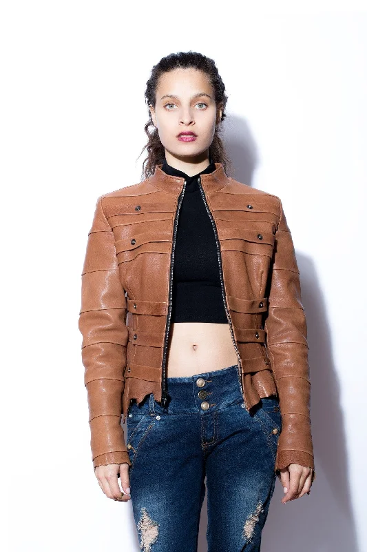 Women's Strap Me Up Cognac Jacket