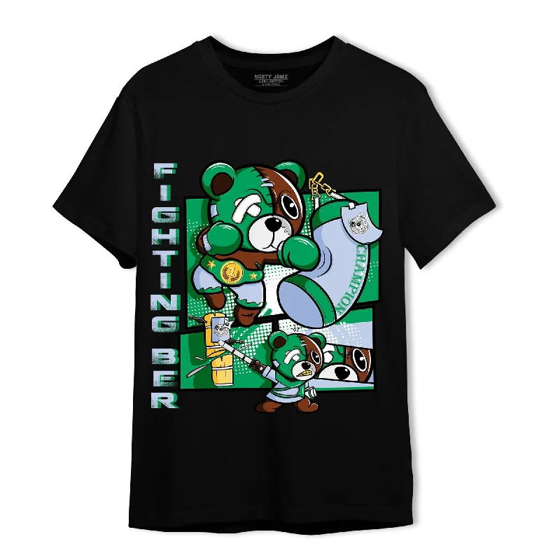 NastyJamz Lucky Green 5s T Shirt Match BER Fighting Boxing