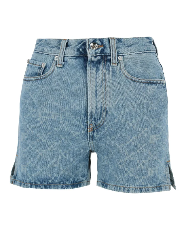 Monogram Straight Shorts