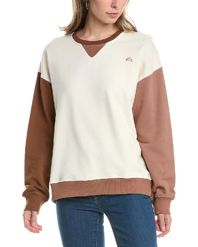 Terez Colorblocked Crewneck Sweatshirt