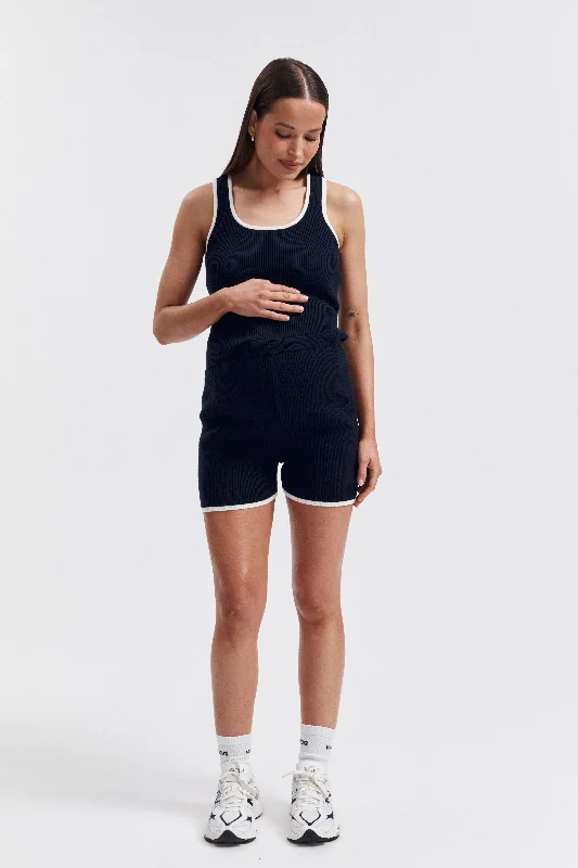 Woodford Crop Tank II (Navy)