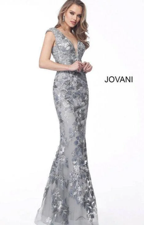 Jovani 68064 Sleeveless Long Mermaid Prom Dress