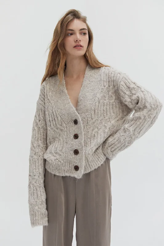 Tory Brushed Cardigan