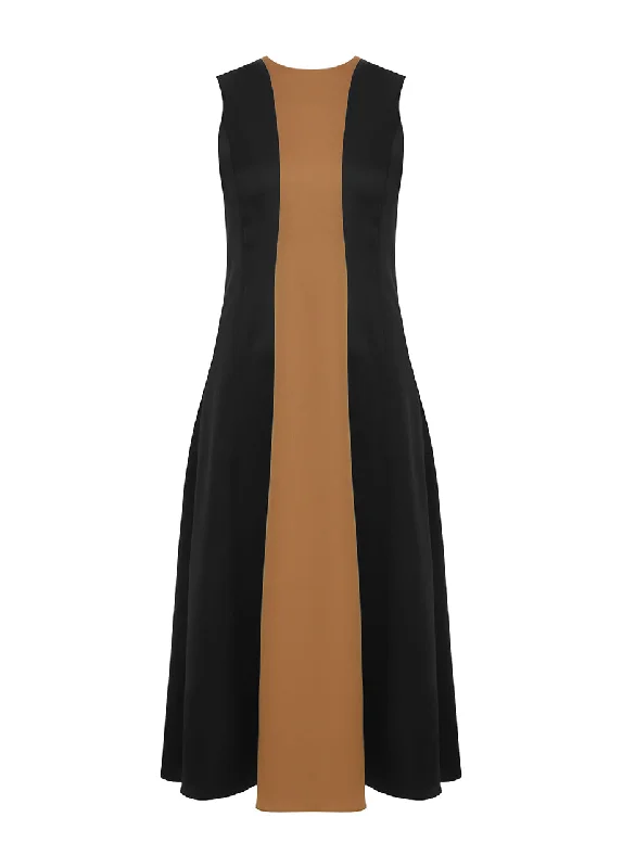Confidence-boosting clothing for women   TWO COLORED DRESS