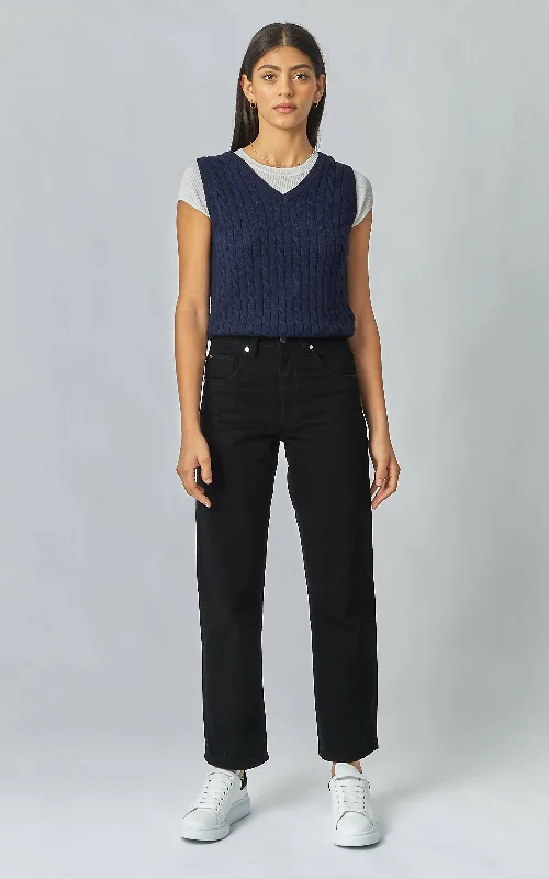High-fashion styles at affordable prices   Evie Wide Leg Black Jeans