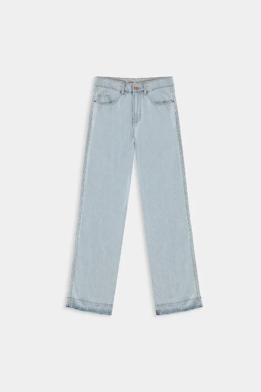 Chic and comfortable clothing for busy women   High Rise Straight Fit Jeans
