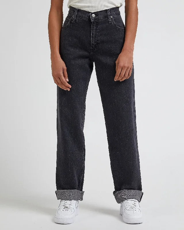 Feminine silhouettes for the modern woman Lee Jane Relaxed Straight Womens Jeans - Evening Dark Feminine silhouettes for the modern woman Lee Jane Relaxed Straight Womens Jeans - Evening Dark