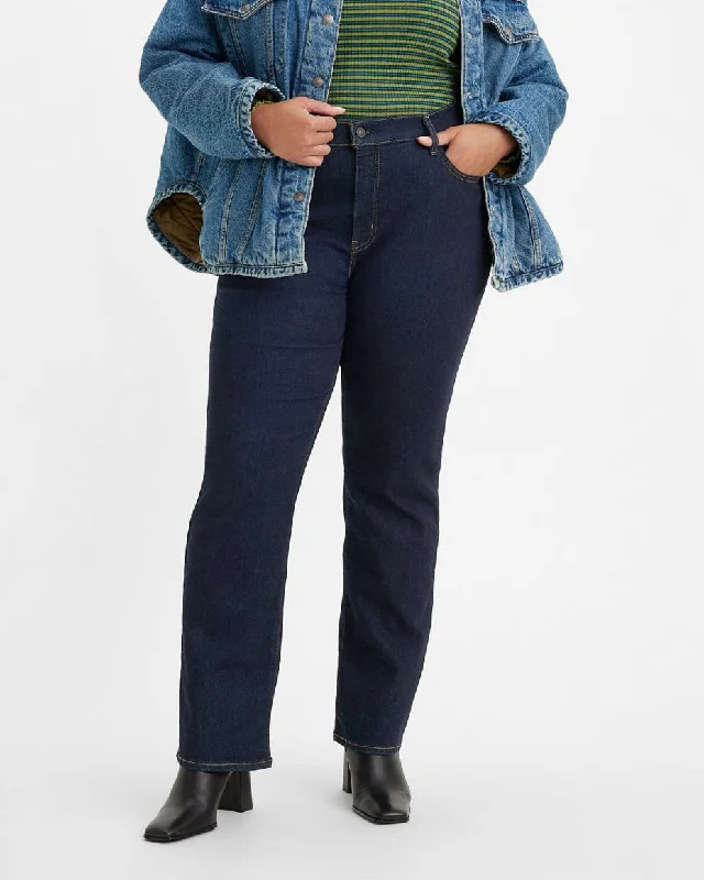 Statement pieces for the confident woman Levi's® Womens Plus 724 High Rise Straight Leg Jeans - Blue Wave Rinse Statement pieces for the confident woman Levi's® Womens Plus 724 High Rise Straight Leg Jeans - Blue Wave Rinse