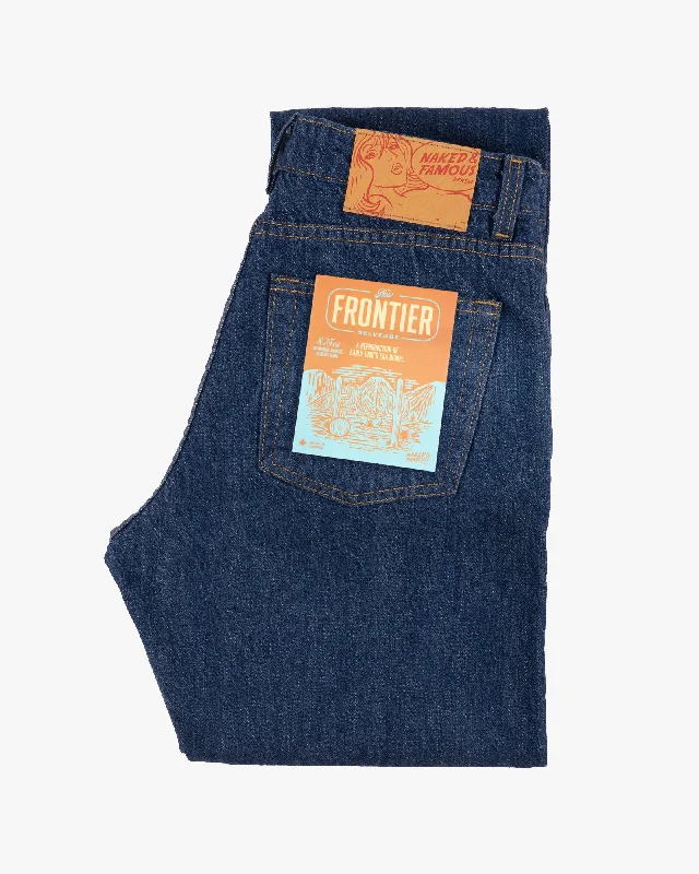 Women’s clothing that combines comfort and style Naked & Famous Denim Arrow Slim Straight Womens Jeans - New Frontier Selvedge Women’s clothing that combines comfort and style Naked & Famous Denim Arrow Slim Straight Womens Jeans - New Frontier Selvedge
