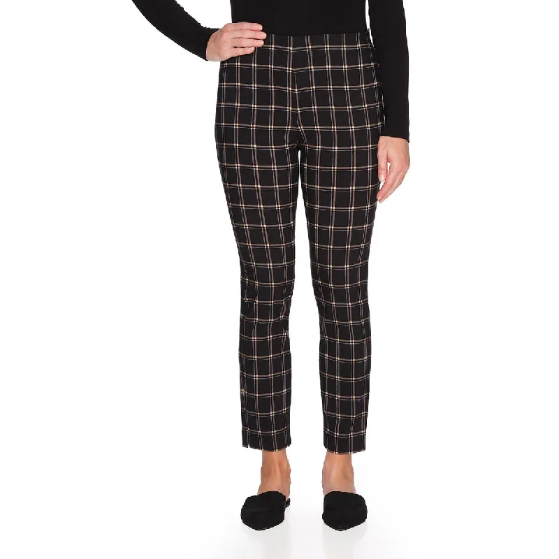 Womens Plaid Ankle Ankle Pants