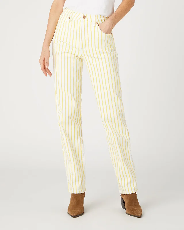 Comfortable yet stylish outfits for women on the go Wrangler Womens Mom Straight Fit Jeans - Sunshine Stripes Comfortable yet stylish outfits for women on the go Wrangler Womens Mom Straight Fit Jeans - Sunshine Stripes