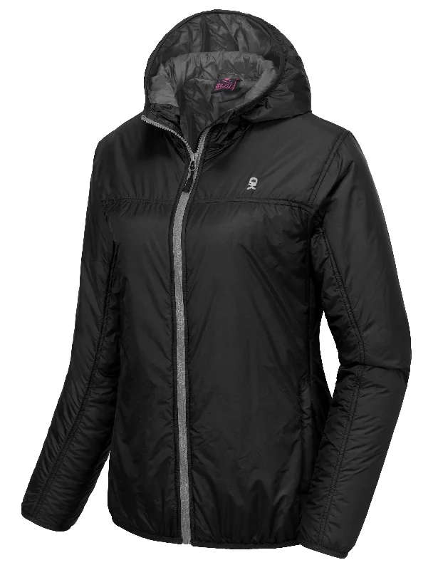 Women's Lightweight Packable Windproof Insulation Running Jacket