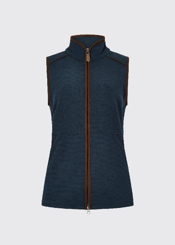 Carbury Women's Fleece Gilet - Navy